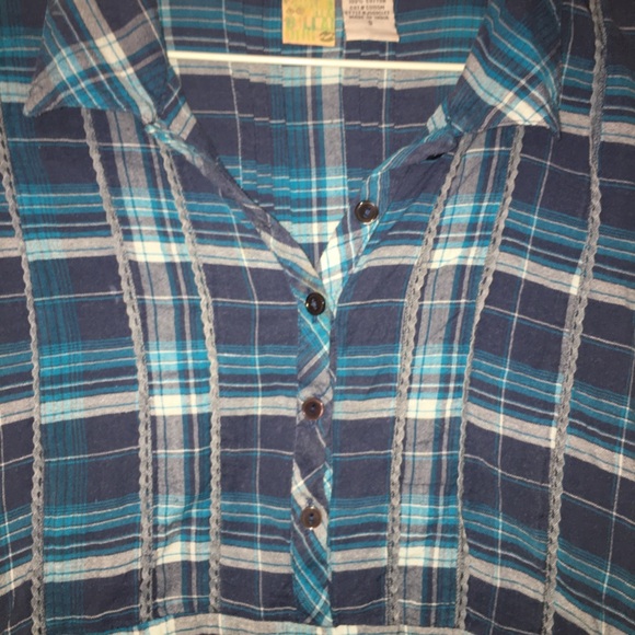 Vintage Billabong Y2K Women’s 100% Cotton top Size S. Made in India. Blue. - Picture 5 of 9